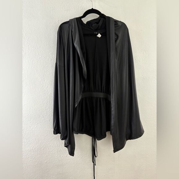 Bali’s black hoodie waist tie jacket size 2X - Picture 1 of 7